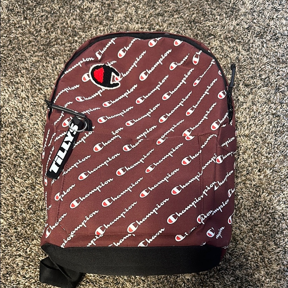 Maroon Champion Mini Backpack